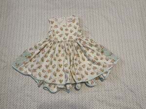 SweetHoney Vintage Rose Floral Twirl Pocket Dress Size 2T